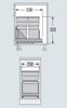 HAILO Abfallsorter 58 (2x29) Liter BOTTOM MOUNT 400 ab 40 cm Schrankbreite Bild 2