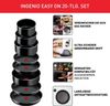 Tefal Ingenio Easy On 20-teiliges Topf und Pfannenset abnehmbarer Griff, stapelbar, platzsparend, Töpfe und Pfannen mit Antihaftversiegelung, einfache Handhabung und Reinigung, L15994 Bild 3