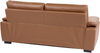 3-Sitzer Sofa Kunstleder goldbraun VOGAR Bild 5