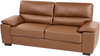 3-Sitzer Sofa Kunstleder goldbraun VOGAR Bild 4