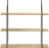 Casâme Wandregal 3 Ebenen Holzdekor L60 cm - Holz Bild 3