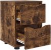 vidaXL Nachttisch Geräucherte Eiche 30,5 x 30 x 43 cm Holzwerkstoff 888807 Bild 5