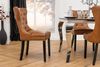riess-ambiente Esszimmerstuhl CASTLE braun / schwarz · Polsterstuhl aus Kunstleder mit Ziernieten (Einzelartikel, 1 St), Chesterfield-Design · Küche · Wohnzimmer · Barock Bild 2