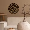 MuchoWow Wandsticker Pantherfell - Realistisch - Braun (1 St), Wandtattoo Selbstklebend, Wohnzimmer Deko Aufkleber, 30x30 cm Bild 4