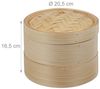 Dampfgarer Bambus 2 Etagen 20,5 cm 10027850 Bild 4