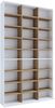 VCM Standregal Megosa 919575 Weiß / Honig-Eiche H. 181 x B. 102 x T. 23 cm Bild 3