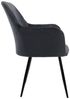 ML-DESIGN Stuhl Esszimmerstuhl ergonomisch & gepolstert Esstischstuhl mit Rückenlehnen (4 St), Wohnzimmerstuhl Dunkelgrau Samtbezug Küchenstuhl Polsterstuhl Bild 2