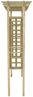 vidaXL Gartenlaube Rosenbogen 150 x 60 x 204 cm Holz Imprägniert 41912 Bild 4