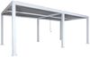 Mendler 'HWC-L46' Pergola, Regenrinne sturmfest, Aluminium weiß, 3x6 m Bild 5