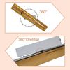 ZMH LED Wandleuchte Innen Wandlampe Modern Holz Flurlampe 3000K Warmweiß 50CM Wohnzimmerlampe Indirekt 8W Bild 5