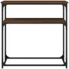 vidaXL Konsolentisch Braun Eichen-Optik 75x35,5x75 cm Holzwerkstoff 834074 Bild 4