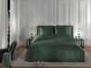Heckett & Lane Mako-Satin Bettwäsche 155x220 Diamante Calla green Wende Karo uni Bild 2