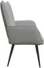vidaXL 2-Sitzer Sofa Hellgrau 115 x 61 x 87 cm Samt (V) 42028960 Bild 5