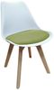 HTI-Living Esszimmerstuhl Esszimmerstuhl Atlanta Weiß/Grün (Stück, 1 St), Kunststoffschale mit Sitzfläche aus Polyester Bild 2