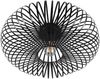 Deckenleuchte JOHANN Gitter Lampenschirm Metall in Schwarz, Ø 50cm Bild 2