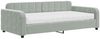 vidaXL Tagesbett mit Matratze Hellgrau 100x200 cm Samt 3196912 Bild 2