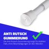 Verstellbare Vorhangstange - Spannstange zum Klemmen Weiß Ø16/19 mm 120-210 cm Bild 5