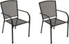 Garnitur CLASSIC 5-teilig, Streckmetall anthrazit (Tisch 70x70 cm) Bild 2