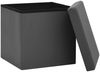 vidaXL Hocker mit Stauraum Grau PVC 338782 Bild 4