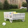 vidaXL Picknicktisch für Kinder Weiß 88x122x58 cm Massivholz Kiefer 832602 Bild 3