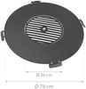 CookKing Stahl Grillplatte mit Grillrost | Zubehör Bild 2