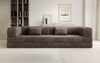 Luxusbetten24 Sofa Designer Sofa Lazy 3 Sitzer XXL, mit Liegefunktion und Cordbezug Bild 2