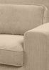 Sofa Valero in beige Cord L-Form 276 cm Bild 3