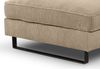 Sofa Valero in beige Cord L-Form 276 cm Bild 4