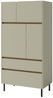 Marmex Möbel Hochkommode LUCA LC5 4 Türiger Schrank 2 Schubladen, Kommode, Sideboard Bild 5