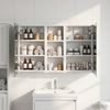 vidaXL Badezimmerschrank-Set 3 pcs 80 x 10,5 x 50 cm Holzwerkstoff 3403648 Bild 4