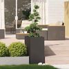 vidaXL Pflanzkübel Schwarz 40x80x80 cm Stahl 860773 Bild 3