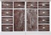 vidaXL Sideboard mit 10 Schubladen Braun 113x30x79 cm Holz 284174 Bild 2