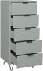 Kommode Erna 51x45x123 Pinie Green matt Lack 14728-D Bild 3