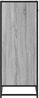 vidaXL Schuhschrank Grau Sonoma 75x38x97,5 cm Holzwerkstoff Metall 3300878 Bild 5