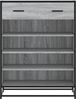 vidaXL Schuhschrank Grau Sonoma 75x38x97,5 cm Holzwerkstoff Metall 3300878 Bild 4