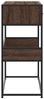 vidaXL Konsolentisch Braun Eichen-Optik 90x35x80 cm Holzwerkstoff 849178 Bild 5