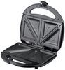 Sandwichtoaster Maker Schwarz Edelstahl Grill Antihaft Panini Waffeln Bild 2