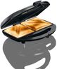 Sandwichtoaster Maker Schwarz Edelstahl Grill Antihaft Panini Waffeln Bild 3