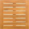 vidaXL Badematte Uni Braun 50 x 50 cm Holz 42025267 Bild 5
