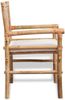 vidaXL 3-tlg. Bistro-Set mit Auflagen Bambus 41892 Bild 5