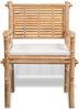 vidaXL 3-tlg. Bistro-Set mit Auflagen Bambus 41892 Bild 4