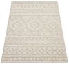 KADIMA DESIGN Teppich Struktur 3D Schlafzimmer schmutzabweisend Hochflor Teppich Shaggy, Läufer, Höhe: 34 mm, Florhöhe: 30 mm, Polypropylen, Läufer, 60x100, Creme Bild 4
