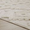 KADIMA DESIGN Teppich Struktur 3D Schlafzimmer schmutzabweisend Hochflor Teppich Shaggy, Läufer, Höhe: 34 mm, Florhöhe: 30 mm, Polypropylen, Läufer, 60x100, Creme Bild 2