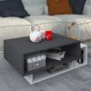 VCM Beistelltisch & Couchtisch Esila 918609 Weiß / Anthrazit H. 35 x B. 88 x T. 50 cm Bild 4
