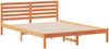 vidaXL Bettrahmen Wachsbraun 160 x 220 cm Massives Kiefernholz 872337 Bild 4
