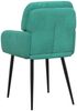 vidaXL Esszimmerstühle 6 pcs Samt (V) Türkis 59 x 59,5 x 90 cm 3428255 Bild 5