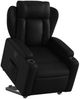 vidaXL Relaxsessel mit Aufstehhilfe Schwarz Kunstleder 3204544 Bild 3