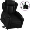 vidaXL Relaxsessel mit Aufstehhilfe Schwarz Kunstleder 3204544 Bild 2
