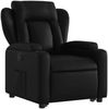 vidaXL Relaxsessel mit Aufstehhilfe Schwarz Kunstleder 3204544 Bild 4