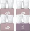 FIFTYEIGHT PRODUCTS Becher Becher ohne Henkel Set 8-tlg. in weiss, 350 ml, Porzellan, Geschenk-Set 8-tlg. Bild 4